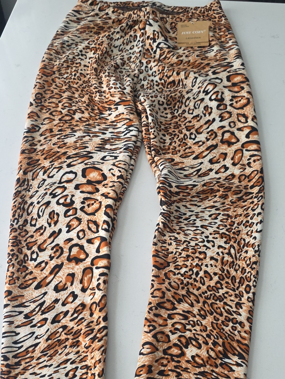 Leopard Print Women's Jeans - Tan Brown